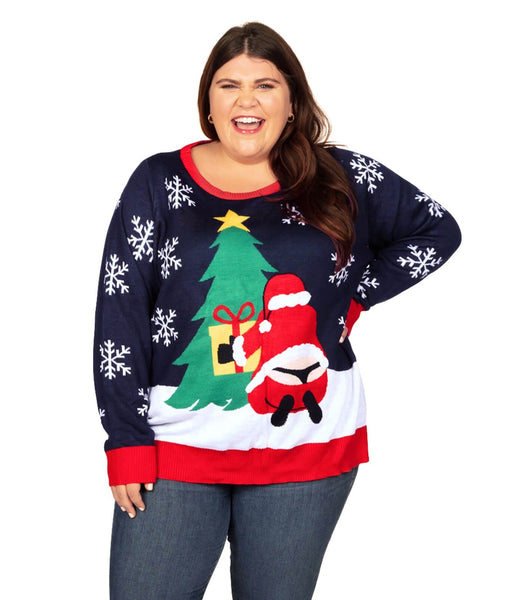 Plus size clearance christmas sweaters walmart