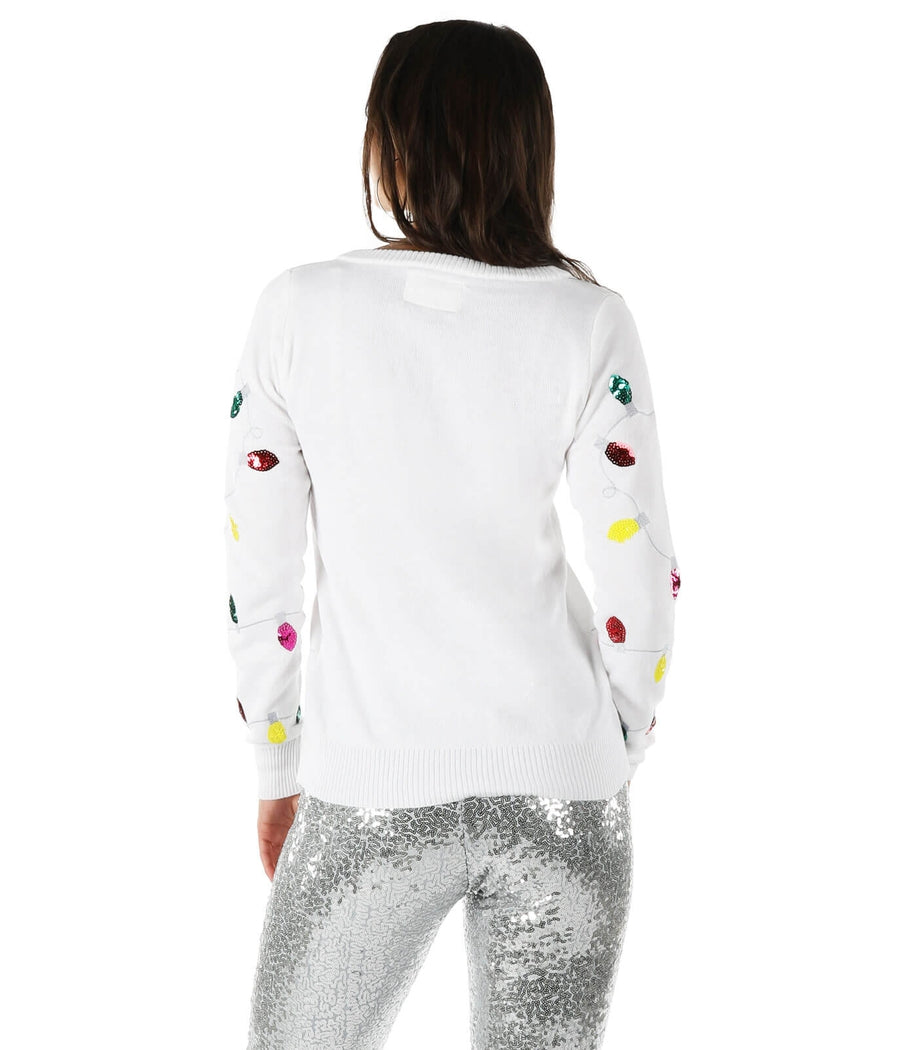 Womens christmas clearance jumper with lights