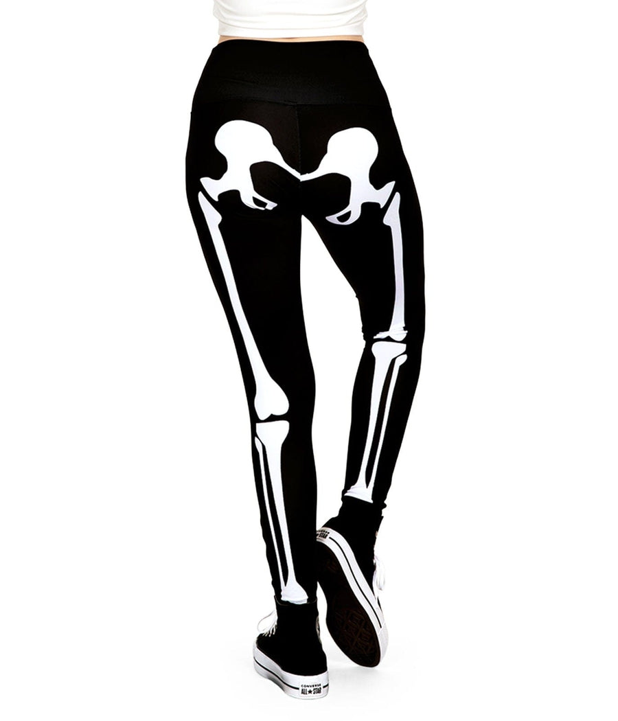 Skeleton High Waisted Leggings Women s Halloween Outfits Tipsy Elves