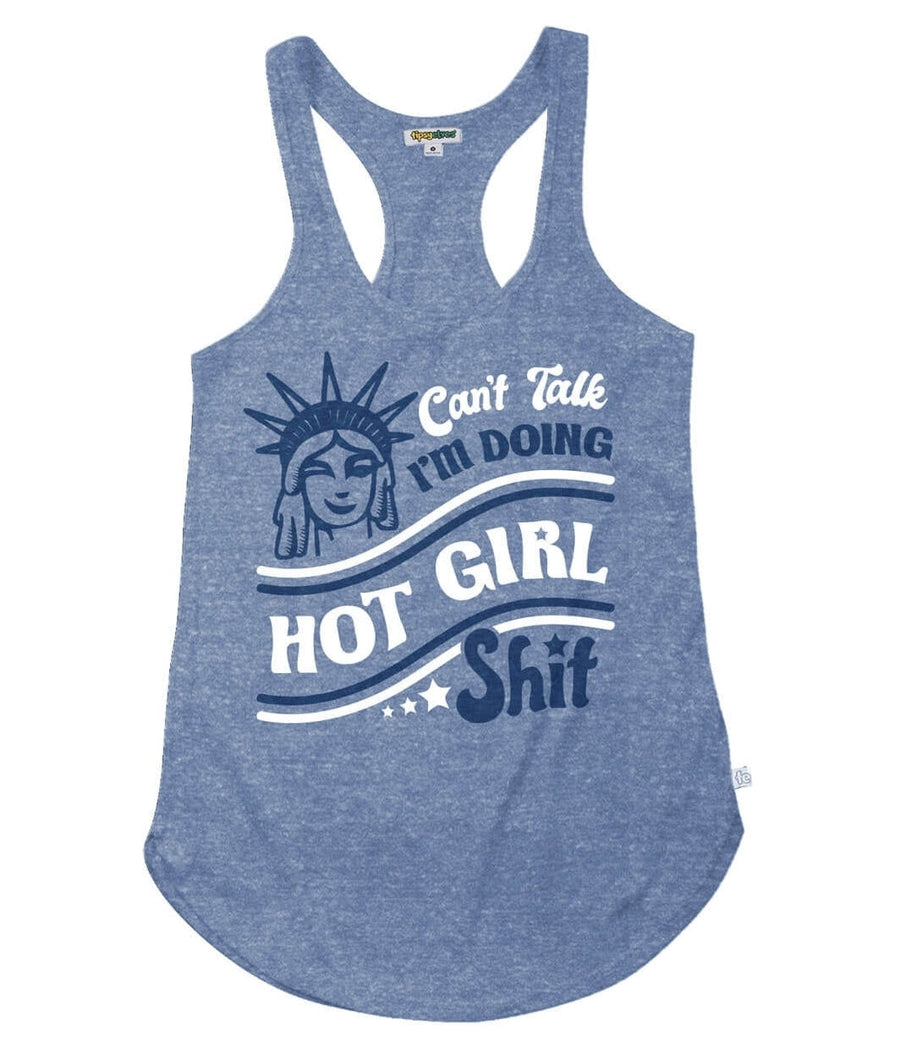 Doing Hot Girl Sh T Tank Top Womens Patriotic Outfits Tipsy Elves