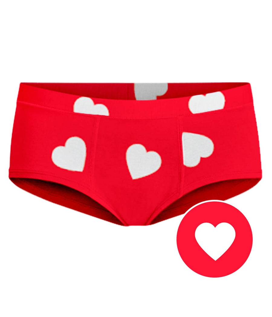 Mens XOXO Hugs and Kisses All Over Boxer Briefs Valentines Day Underwear 